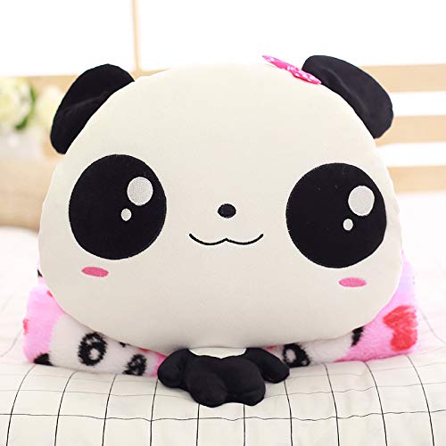 Couverture panda 2 en 1 pour des soirées canapé et pauses bureau au chaud