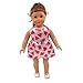 GIVBRO Bambola Abbigliamento Casual Vestito per Bambole da 18 Pollici Vestire Abito Senza Maniche Accessori Costume (#D)