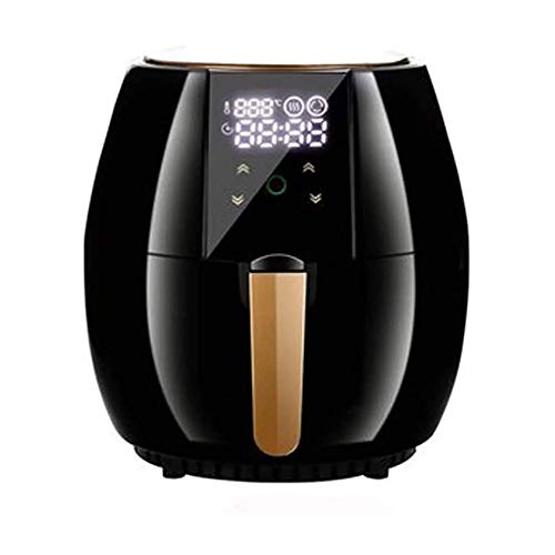 NCRD Freidora de Aire con Pantalla táctil Digital LCD, 4.5L / 1200W, Temporizador y Control de Temperatura Totalmente Ajustable
