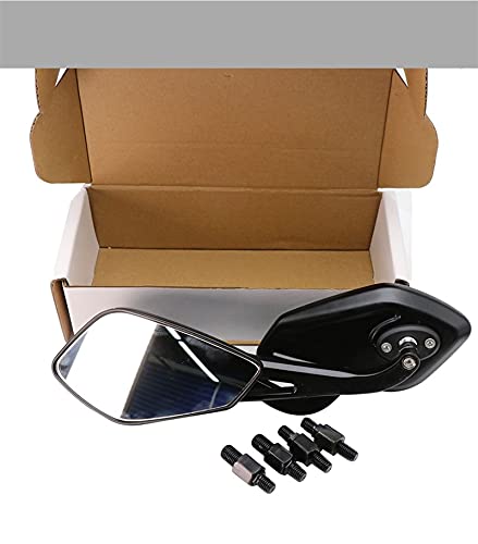 Rétroviseur moto éliminateur angle mort, fixation stable M8 M10 vélo