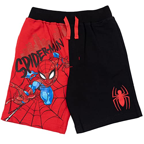 Marvel Spider-Man Venom Little Boys French Terry 3 Pack Shorts Black/Gray 4 #TOP1