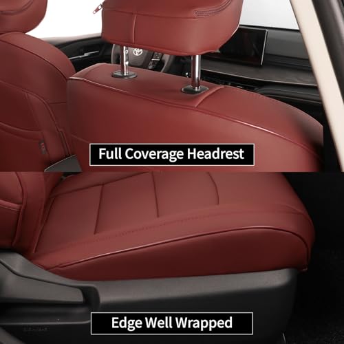 Image of EKR Car Seat Covers for Toyota Camry 2012-2017 (Gas),Full Set