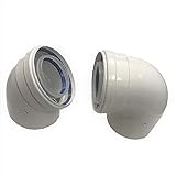 Innen Kunststof PP / Aussenrohr aus Kunststoff PP weiss