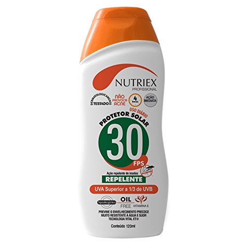 Protetor Solar Profissional com Repelente FPS 30 1/3 UVA 120 ml-NUTRIEX-60988