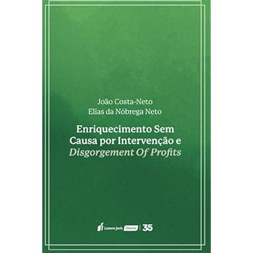 Capa do livro Enriquecimento sem Causa por Intervenção e Disgorgement of Profits - 2024