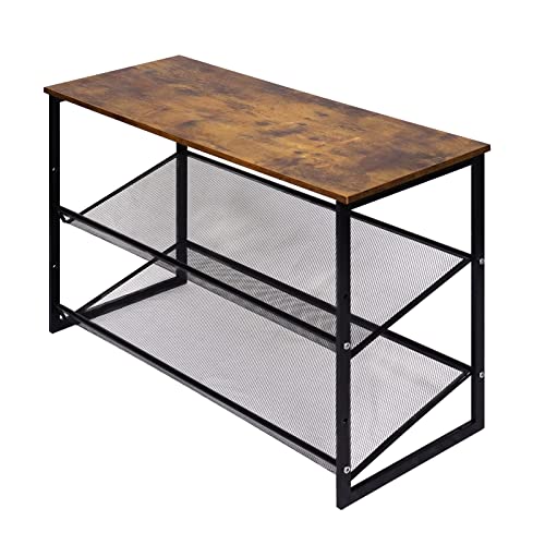 Schuhregal mit 3 Etagen, neigbar, verstellbar, freistehend, 73,7 cm Cover