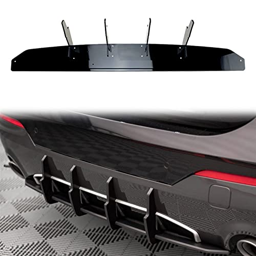 Diffuseur arrière pour BMW G22 Série 4 Coupé 2020-2022 lèvre de protection noir sport