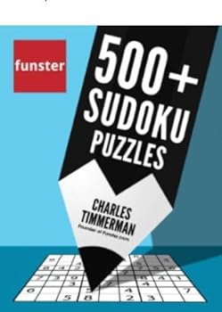 Paperback Funster 500+ Sudoku Puzzles: Easy, Medium, Hard Sudoku Puzzle Book