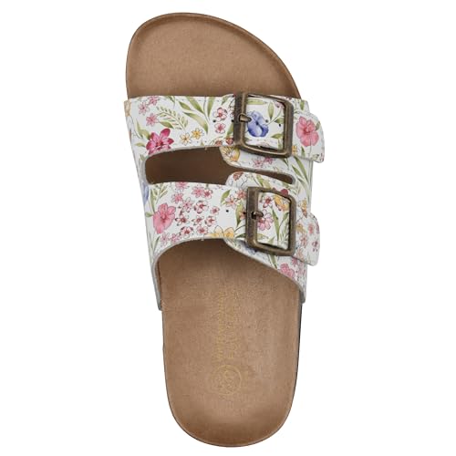 Image of WHITE MOUNTAIN Kids Girls' Helga Slide Footbed Sandal