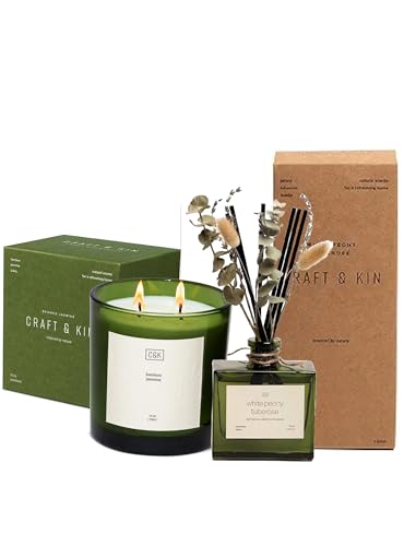Set Difusor y Vela Aromática Craft & Kin 5 oz miniatura 1