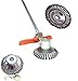 Produktbild CHM GmbH® Unkrautbürste Prmium 38 Zöpfe für Freischneider von 1,2-3 PS mit (Montage Set M10x1,25) zur effektiven Unkrautentfernung mit 25,4mm Bohrung Drahtbürste Motorsense