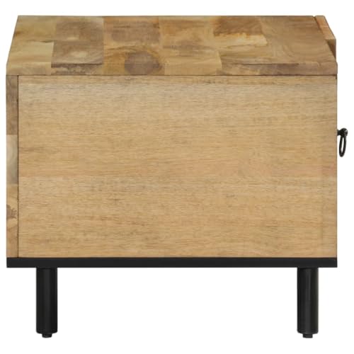Table Basse en Manguier Idéale pour des Apéritifs Conviviaux