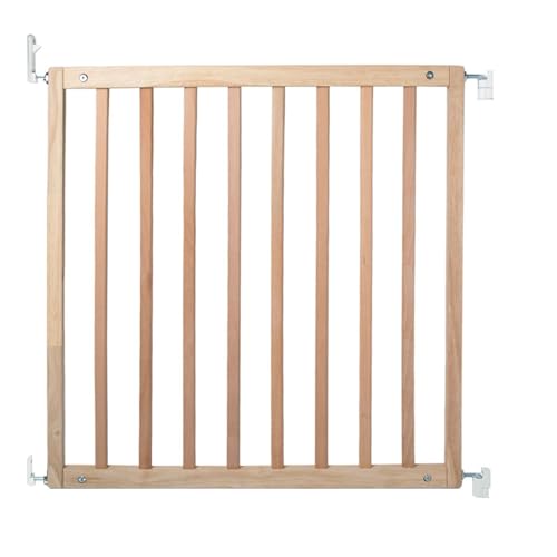 Safetots Simply Secure Wooden Stair Gate Natural 72cm - 79cm Screw Fit