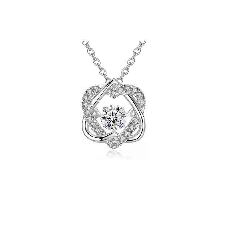 Collier diamant moissanite pour femmes : bijou cœur d'exception et prestige