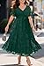 Plus Size Dark Green Dress for Curvy Women Maxi Fall Wedding Guest Semi Formal Holiday Party Wrap V Neck Long Dresses