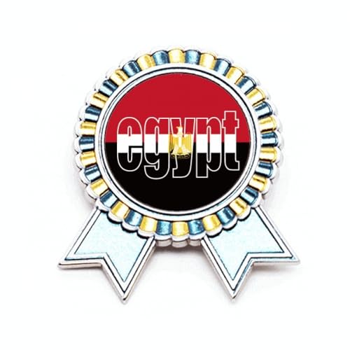 Broche drapeau Égypte pour accessoiriser un costume de cérémonie