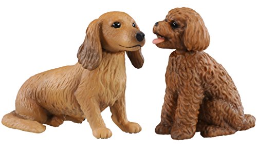 Jouet miniature chien articulé pour stimuler l'éveil