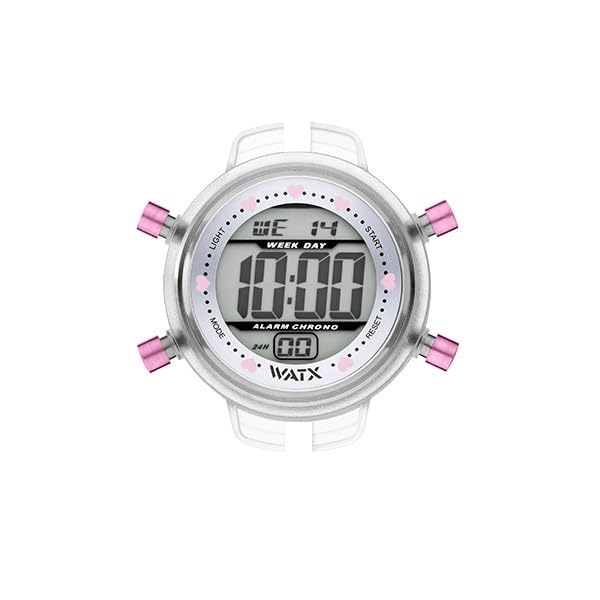 WATXANDCO Digital RWA1638 montre étanche affichage led rétroéclairé montre noire