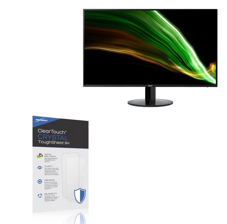 BoxWave Screen Protector Compatible With Acer SB1 (SB271) - ClearTouch Crystal ToughShield 9H (2-Pack), Clear 9H Tough Flexible Film Screen Protector