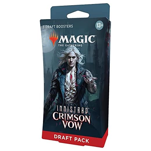 Magic The Gathering Innistrad: Crimson Vow 3-Booster Draft Pack | 45 Magic Cards