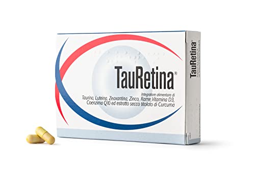 BIOFTA® TAURETINA - Integratore alimentare per il supporto della capacità visiva. Con Zinco, Luteina e Zeaxantina