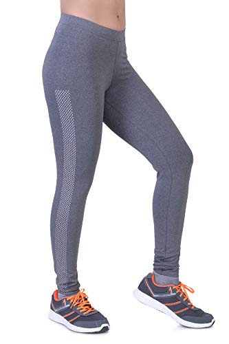 Image of Women's JUST-Dry Space Dyed Melange Tights with Dotted Side Strap