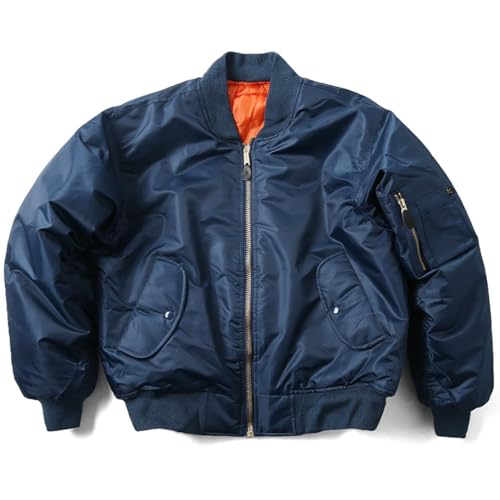 無地 中綿 フライトジャケット メンズ ma-1 ジャケット F1116A