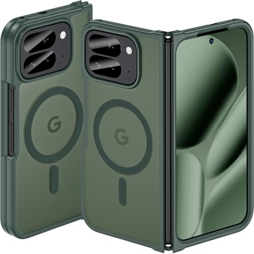 Coque Pixel 10 Pro Fold verte pour protéger votre téléphone en voyage