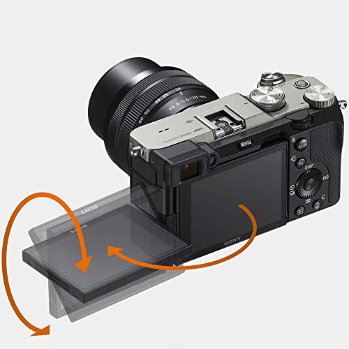 Sony A7C Mirrorless Full Frame Camera Alpha 7C Body With 28-60Mm F4-5.6 Lens Kit Silver Ilce7Cl/S Bundle With Deco Gear Case + Extra Battery + Flash + Filters + Macro & Telephoto Lenses + Accessories #TOP4