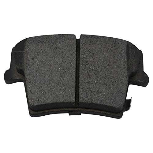 Image of TRQ Rear Brake Pad and Rotor Set Ceramic Solid Rotors Parking Shoe Compatible with 2005-2021 Chrysler 300 2009-2021 Challenger 2006-2021 Charger 2005-2008 Magnum
