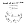 COLLBATH Couronne Mariage Mariée Étoile Argentée Légère et Diadème Princesse Élégant pour Accessoires Cheveux de Mariée Bandeau Délicat pour Fêtes et Occasions Spéciales #1