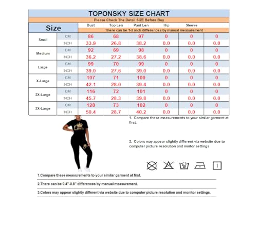 TOPONSKY Women Two Piece Workout Outfits Biker Short-Sleeve Long-Pant Sets4