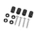 Spacer Riser, Car Aluminum Alloy Engine Hood Ventilation Spacer Riser Fit for 6mm Motor (Black)