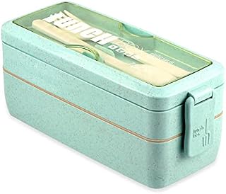 Kisstta Bento Lunch Box for Kids, Lunch Box with Compartments, Stackable Leakproof Bento Box Lunch Box Adults & Kids,Boys/Girls Lunch Box Containers, Microwave Safe