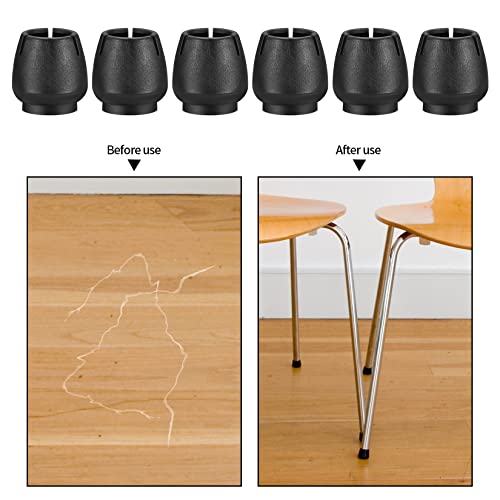 40 Pezzi Tappi per Sedie Silicone, Piedini per