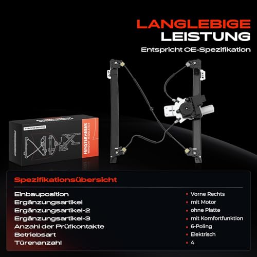 Lève-vitre électrique avant droite compatible C5 III Break RD RW - 4
