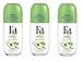 (Pack of 3 Bottles) Fa Fresh & Dry Green Tea Scent Women's Roll On Anti-perspirant Deodorant (Pack of 3 Bottles, 1.7oz / 50ml Each Bottle)