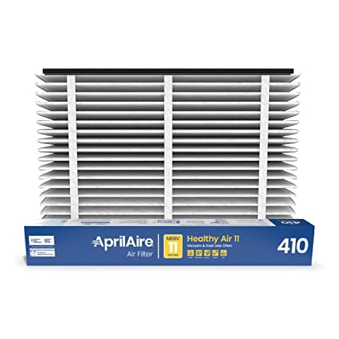 AprilAire 410 Replacement Filter for AprilAire Whole House Air Purifiers - MERV 11, Clean Air & Dust, 16x25x4 Air Filter (Pack of 1) Cover