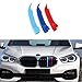 WLJYCCC Auto Griglia paraurti Anteriore Griglia Trim Strip, per BMW Serie 1 E81 E82 E87 E88 F20 F21 F40 2004-2020, plastica ABS Tricolore