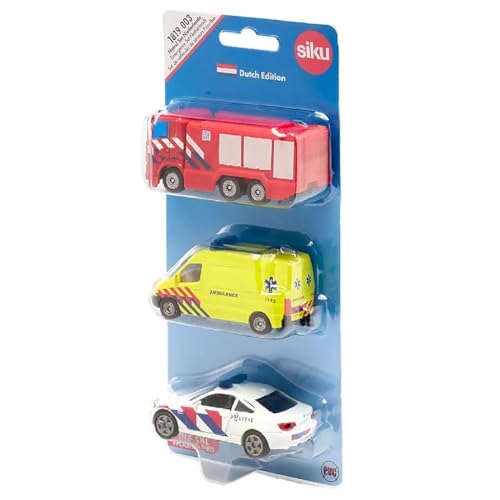 Siku Kit d'appel d'urgence Pays-Bas, l'idée cadeau idéale pour les petits fans de petites voitures