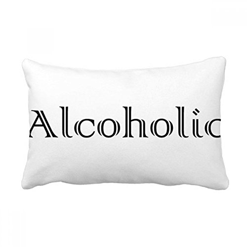 Oreiller lombaire insert cover alcoolique multicolor 16x24 pouces pour canapé - 2