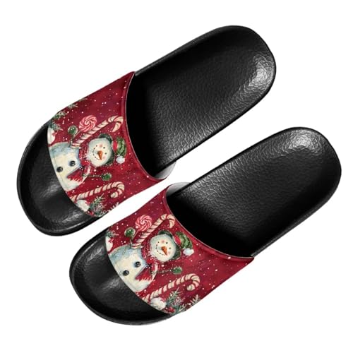 Slippers for Women Non-Slip Single Band Slide Sandals Open Toe Soft Sole Flat Sandals2