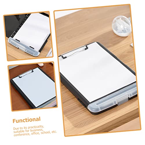 Porte-documents multifonction A4 plastique noir SHINEOFI pour protéger vos rapports professionnels - 5