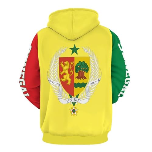 Sweat drapeau Sénégal homme pour exprimer votre fierté culturelle au quotidien