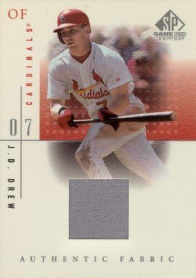 Amazon.co.jp J.D.ドリュー J.D. Drew 2001 SP Game Used Edition Authentic