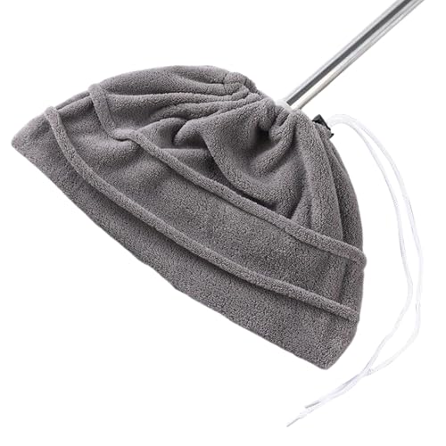 Duroecsain Funda para Escoba | Funda de Tela para Barrer Reutilizable - Microfibra Lavable Multiusos para Limpiar Suelos de Madera o Baldasín en Cocina Baño Salón