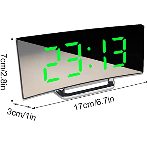 Reloj de escritorio LED con funcion de repeticion de alarma y termometro digital para casa 5