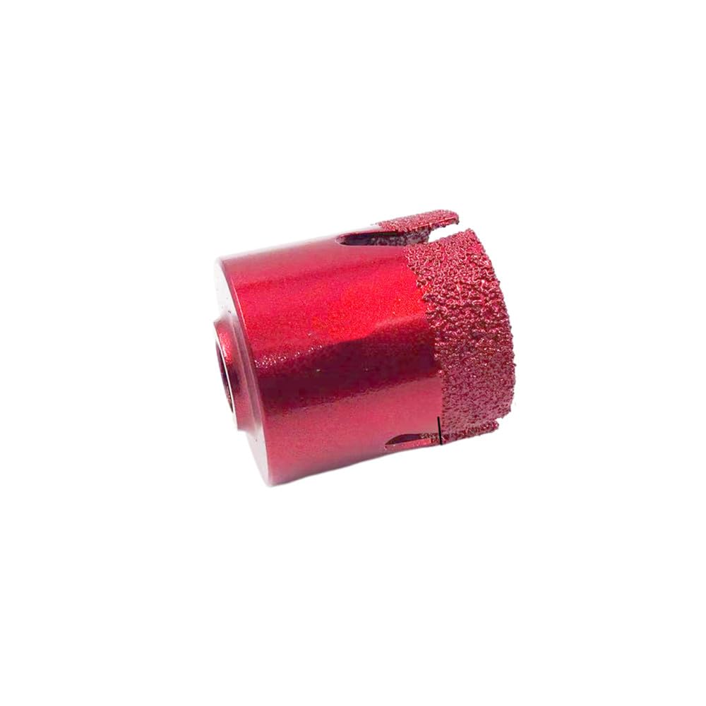 Wiertło rdzeniowe diamentowe, Wiertło diamentowe do lutowania twardego Ząb piorunowy M10 / M14 20-68 mm Sucha płytka Granit Marmur(50MM)