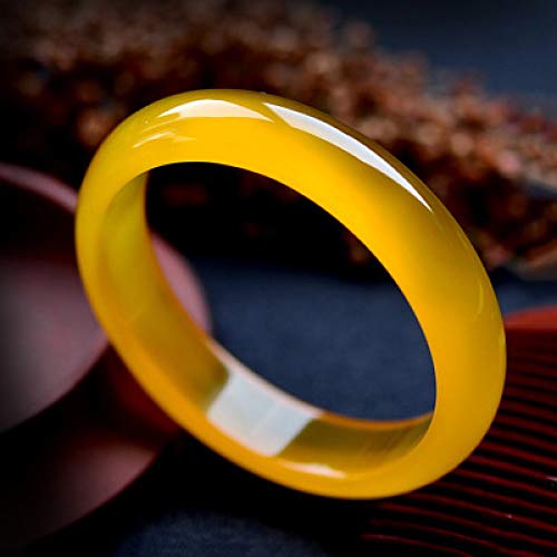 Bijoux pour filles bracelet agate jaune cadeau avec boîte