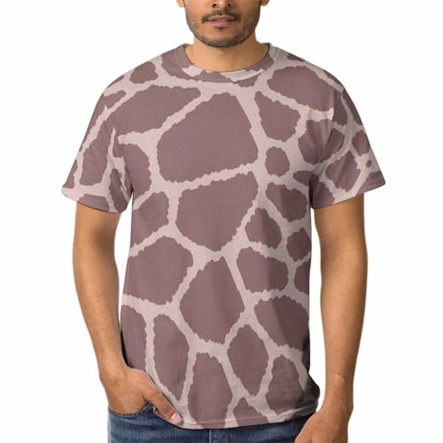 Chemise Tshirt Girafe Homme Col Rond Coupe Confortable